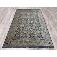 Иранский ковер Arti 8089 Черный-бежевый